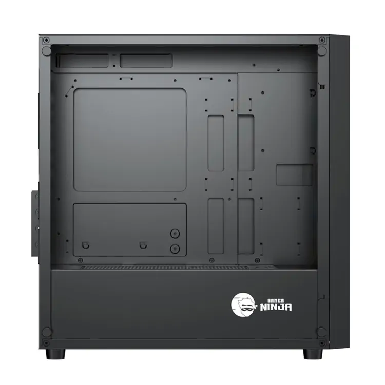 GABINETE GAMER NINJA KENNEN, MID TOWER, VIDRO TEMPERADO, M-ATX-BLACK, SEM FONTE, COM 3 FANS GN-CS-KN - Imagem: 4