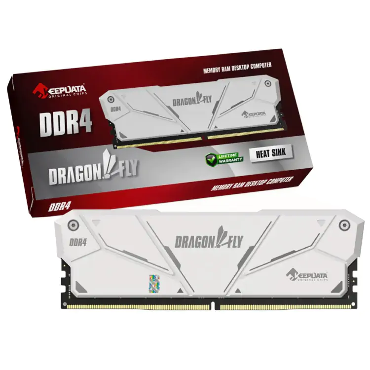 MEMÓRIA 8GB DDR4 3600MHZ KEEPDATA DRAGONFLY BRANCA - Imagem: 3