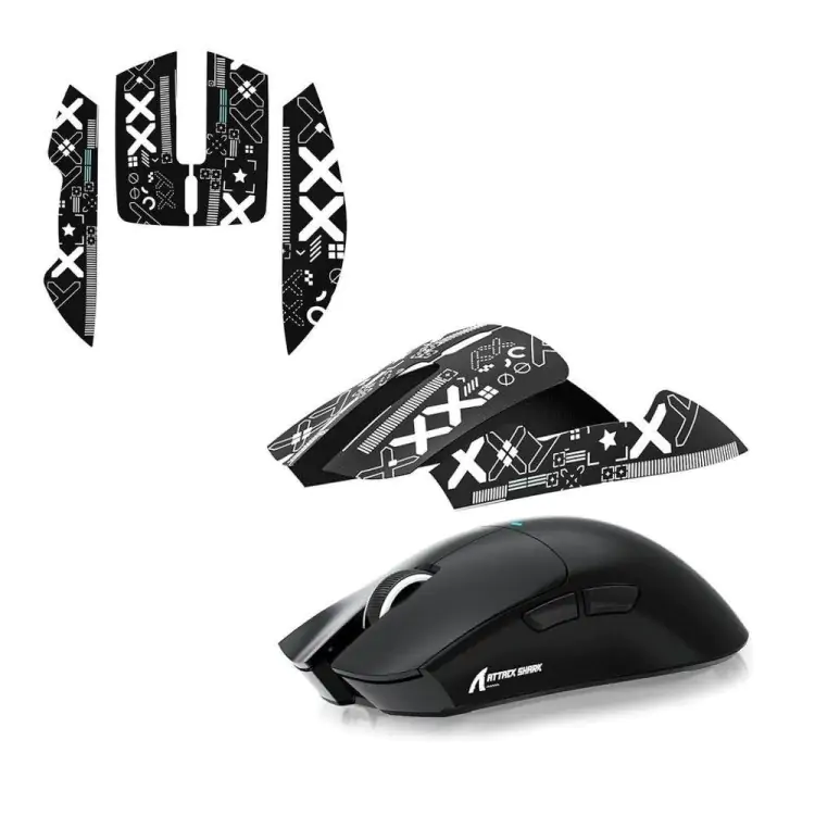 MOUSE GAMER ATTACK SHARK X11 RGB 22000DPI BLUETOOTH PRETO - Imagem: 1