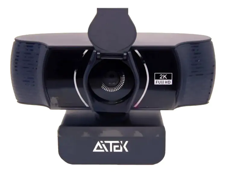 WEBCAM USB COM MICROFONE 4MP IMAGEM 2K FOCO AUTOMATICO AITEK-W640A - Imagem: 1