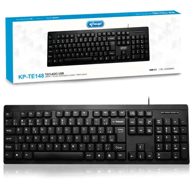 TECLADO COM FIO KNUP KP-TE148 - Imagem: 2