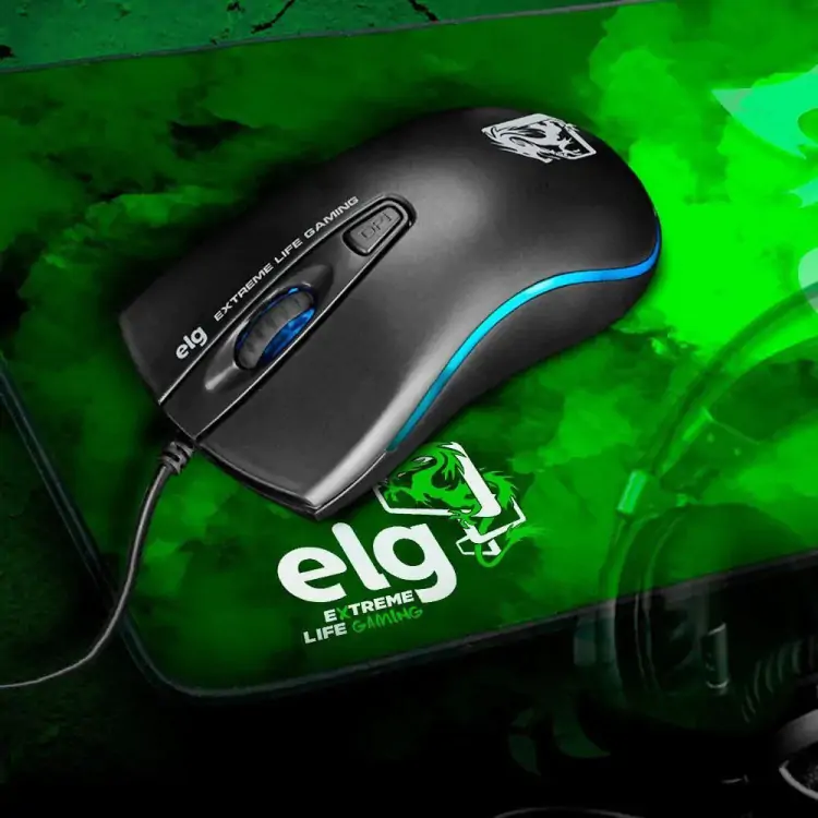 MOUSE GAMER ELG DRAGON WAR USB MGDW - Imagem: 2