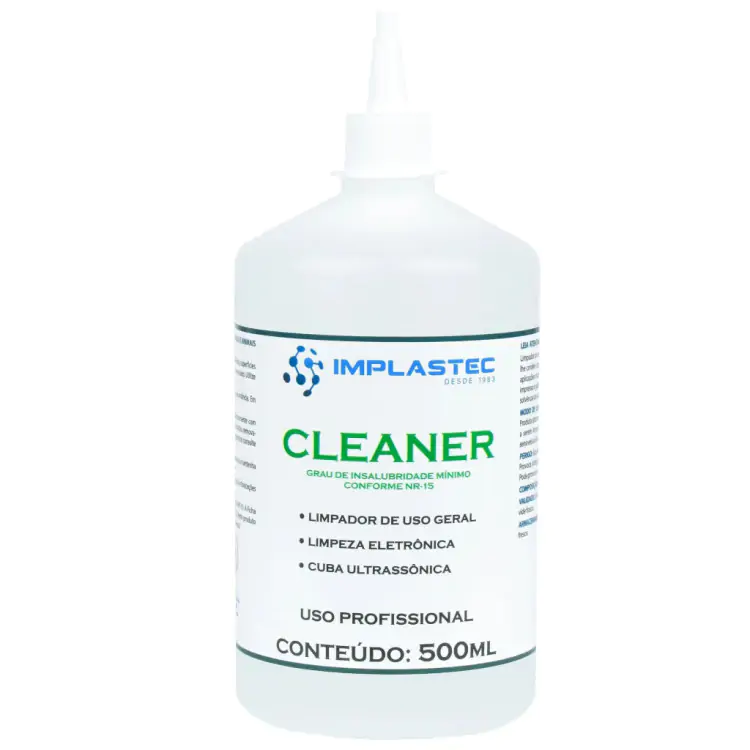 LIMPADOR DE USO GERAL PARA ELETRONICOS 500ML CLEANER IMPLASTEC - Imagem: 1