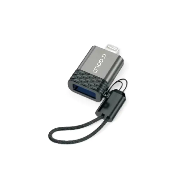 ADAPTADOR USB TIPO C (M) X LIGHTNING (F) OTG - Imagem: 1