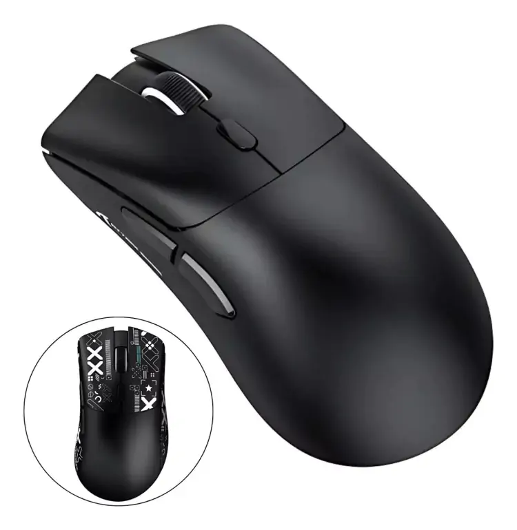 MOUSE GAMER ATTACK SHARK R1 18000DPI PRETO - Imagem: 1