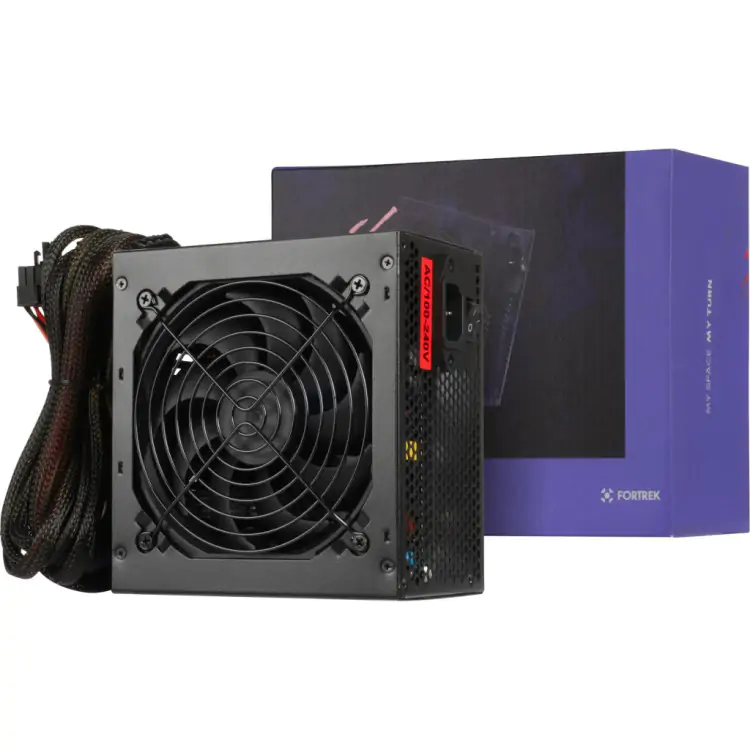 FONTE ATX 400W FORTREK BLACK HAWK 80 PLUS WHITE - Imagem: 1