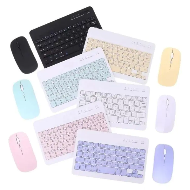 KIT TECLADO E MOUSE SEM FIO NOTEBOOK PC TABLET JP-T8000 - Imagem: 1 KIT TECLADO E MOUSE SEM FIO NOTEBOOK PC TABLET JP-T8000 - Imagem: 1