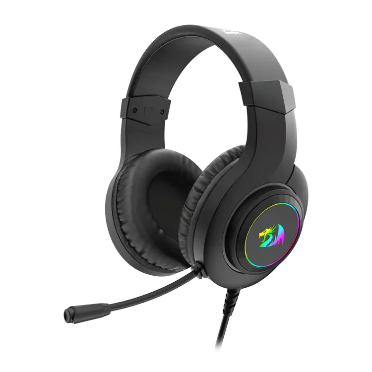 HEADSET GAMER REDRAGON HYLAS H260-RGB PRETO P2/P3 - Imagem: 1
