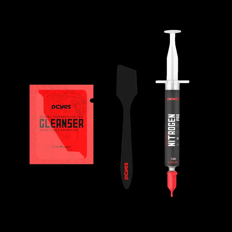 PASTA TÉRMICA PCYES NITROGEN PRO 1,5G - 8,5W/MK PCYNP1585 - Imagem: 4