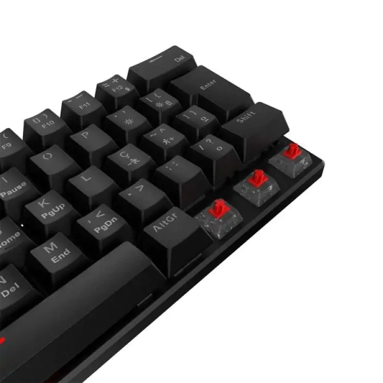 TECLADO GAMER VINIK ANIHI BLACK - SWITCH RED - LED RAINBOW - Imagem: 2