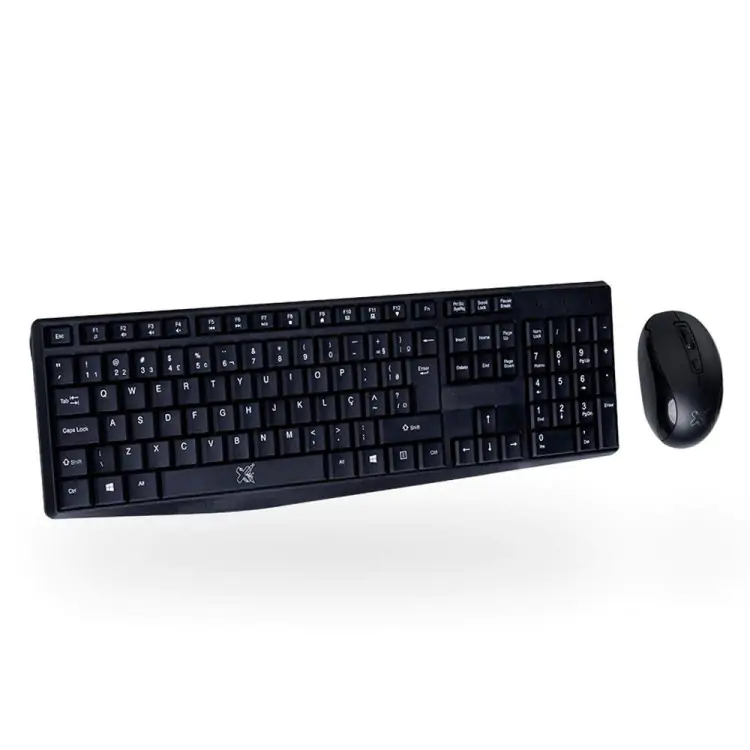 KIT TECLADO E MOUSE SEM FIO TECLAS SILENCIOSAS ABNT2 E MOUSE 1600DPI AITEK - Imagem: 2