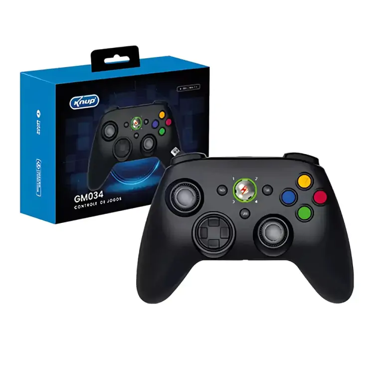CONTROLE COM FIO PARA XBOX 360 E PC KP-GM034 - Imagem: 1