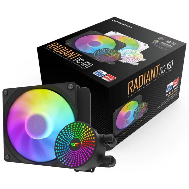 WATER COOLER 120MM DARKFLASH RADIANT DC-120 - Imagem: 2