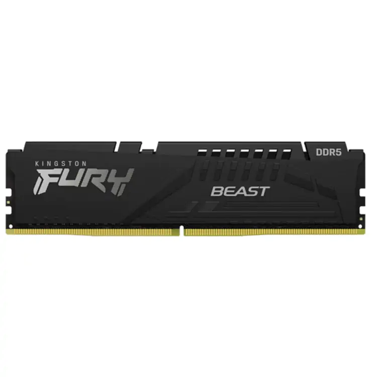MEMÓRIA 32GB DDR5 5600MHZ KINGSTON HYPERX FURY BEAST EXPO PRETO - Imagem: 1