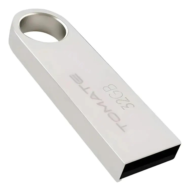 PENDRIVE 32GB METALIZADO TOMATE - Imagem: 1