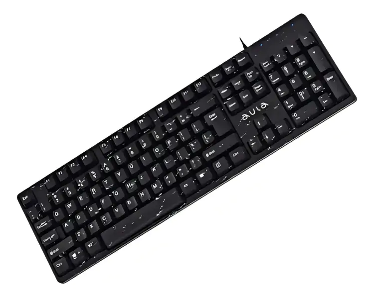 TECLADO USB COM FIO AULA AK205 - Imagem: 1