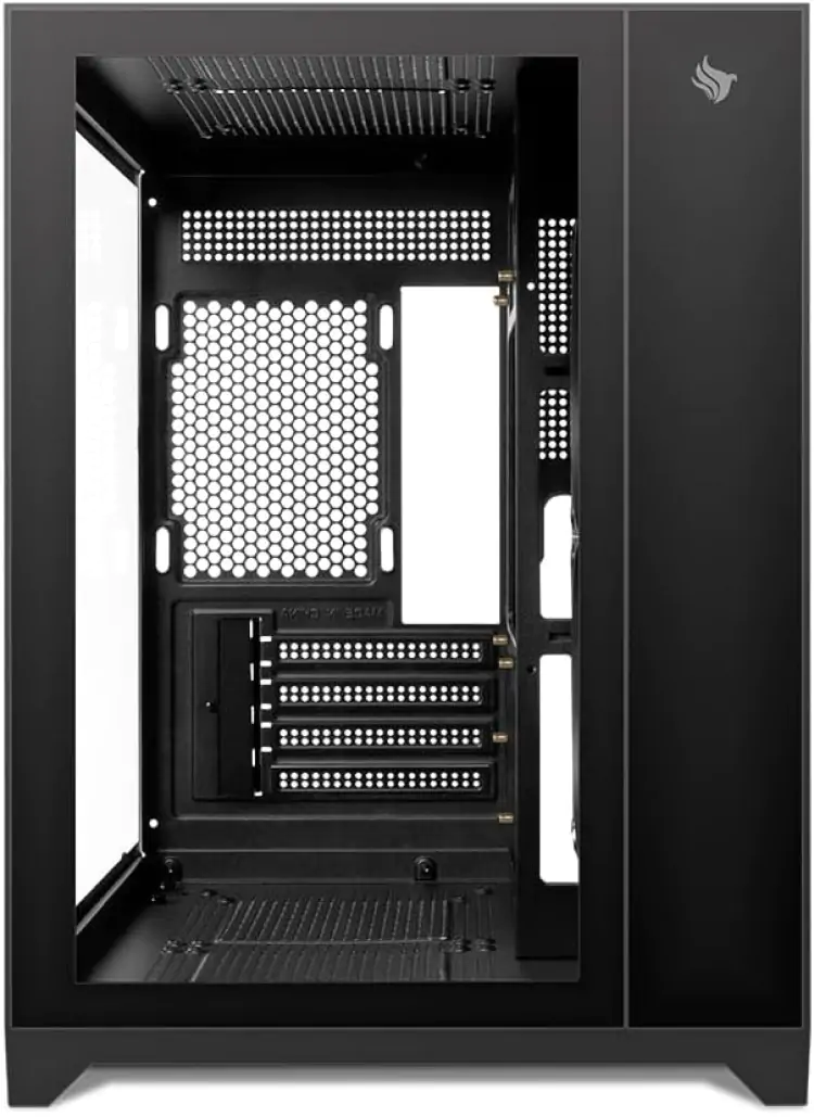GABINETE GAMER HX110 MINI TOWER LATERAL VIDRO COM 2 FANS PG-HX110-BK - Imagem: 4