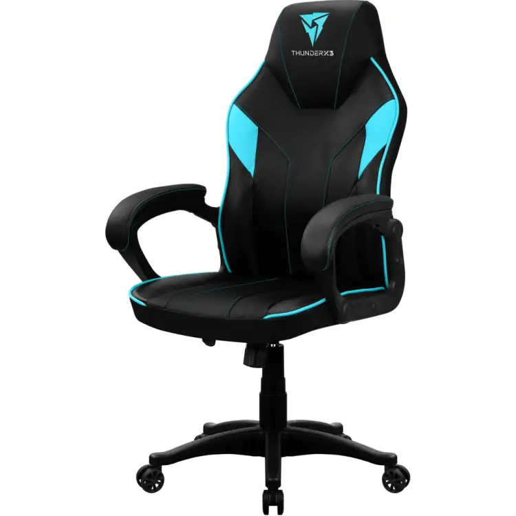 CADEIRA GAMER THUNDERX3 EC1 PRETO/CIANO - Imagem: 4