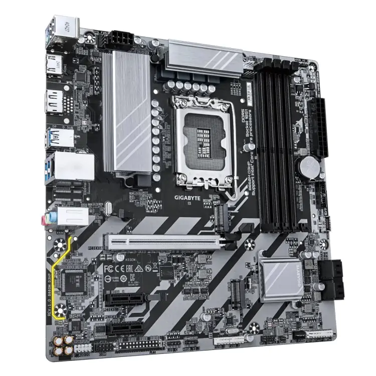 PLACA MÃE GIGABYTE B860M D3HP DDR5 LGA 1851 M-ATX - Imagem: 3