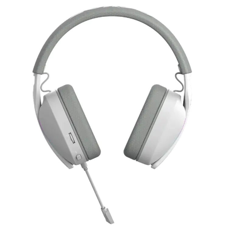 HEADSET GAMER PCYES NYRA WHITE GHOST P2/P3 3.5MM - Imagem: 2