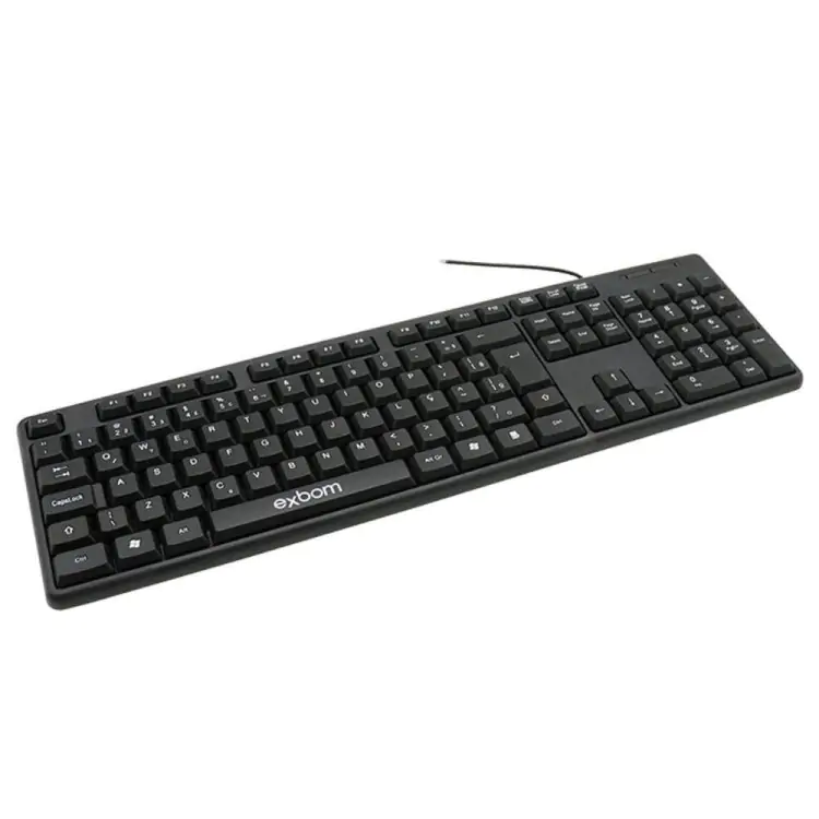 TECLADO COM FIO USB EXBOM BK-103 - Imagem: 1