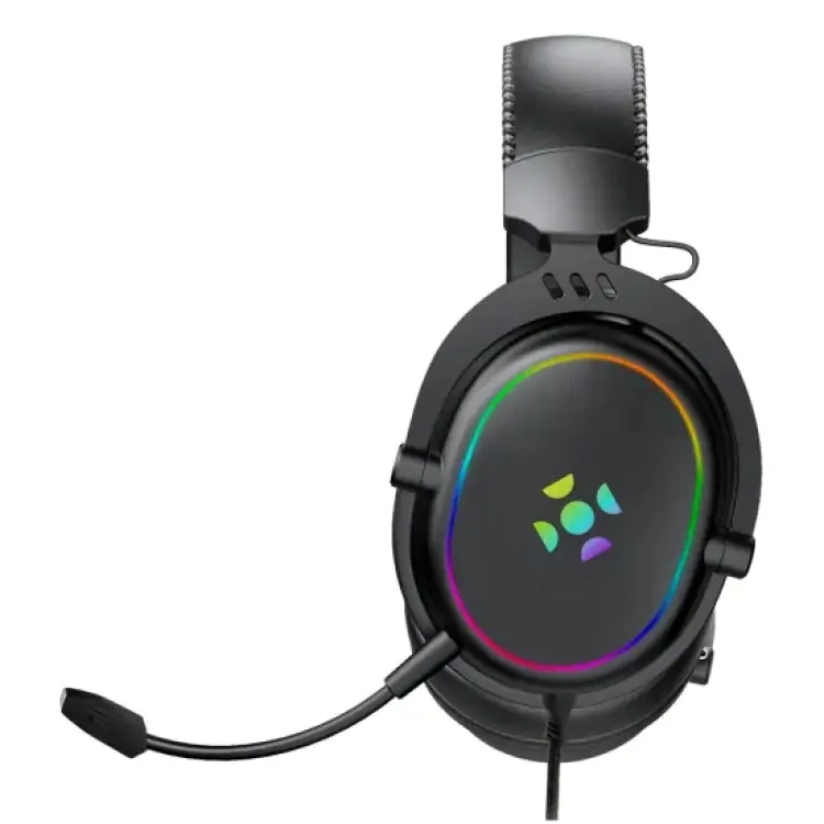 HEADSET GAMER COM FIO FORTREK WIN 50MM PRETO - Imagem: 2