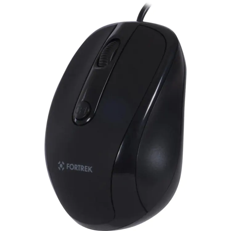 MOUSE FORTREK OM103BK USB 2400 DPI PRETO FK 416M - Imagem: 4