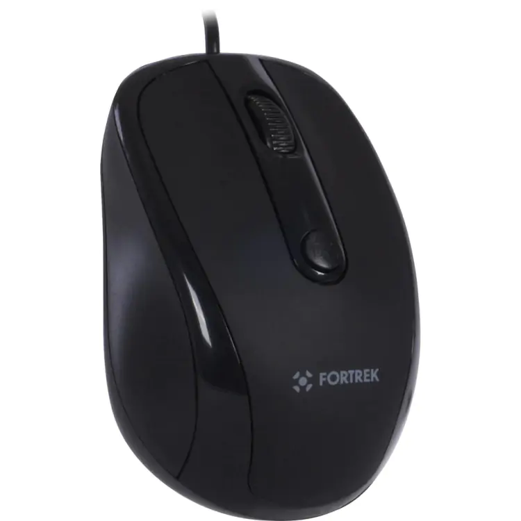 MOUSE FORTREK OM103BK USB 2400 DPI PRETO FK 416M - Imagem: 5