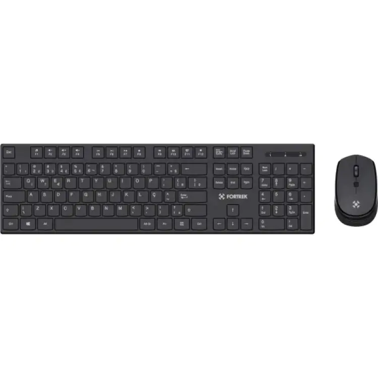 KIT TECLADO E MOUSE FORTREK CW11 WIRELESS - Imagem: 1