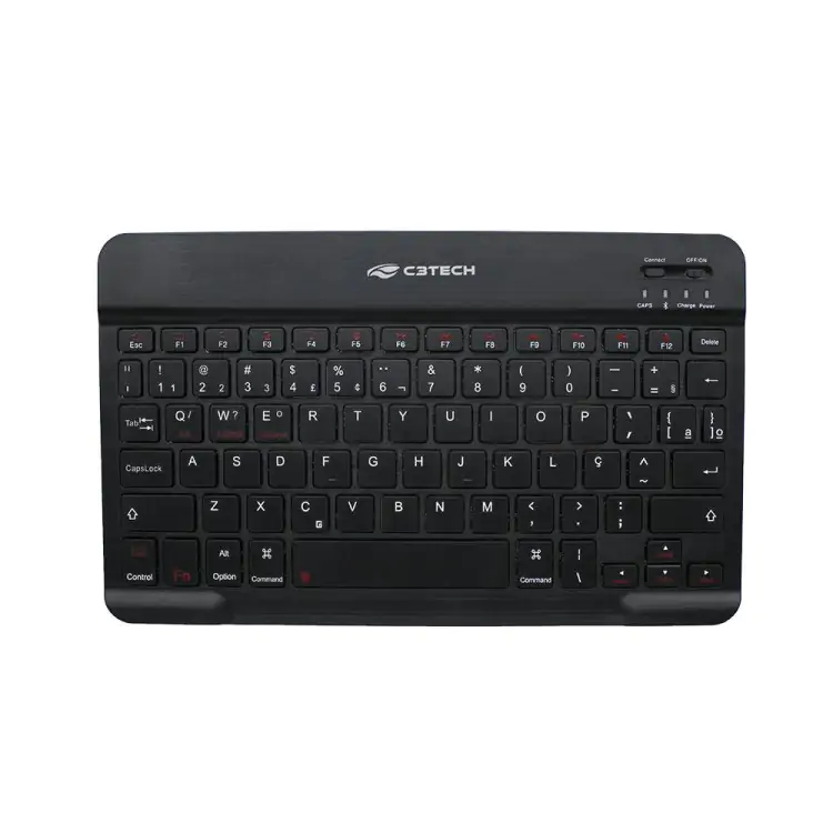 TECLADO MINI BLUETOOTH C3TECH K-BT40BK - Imagem: 1