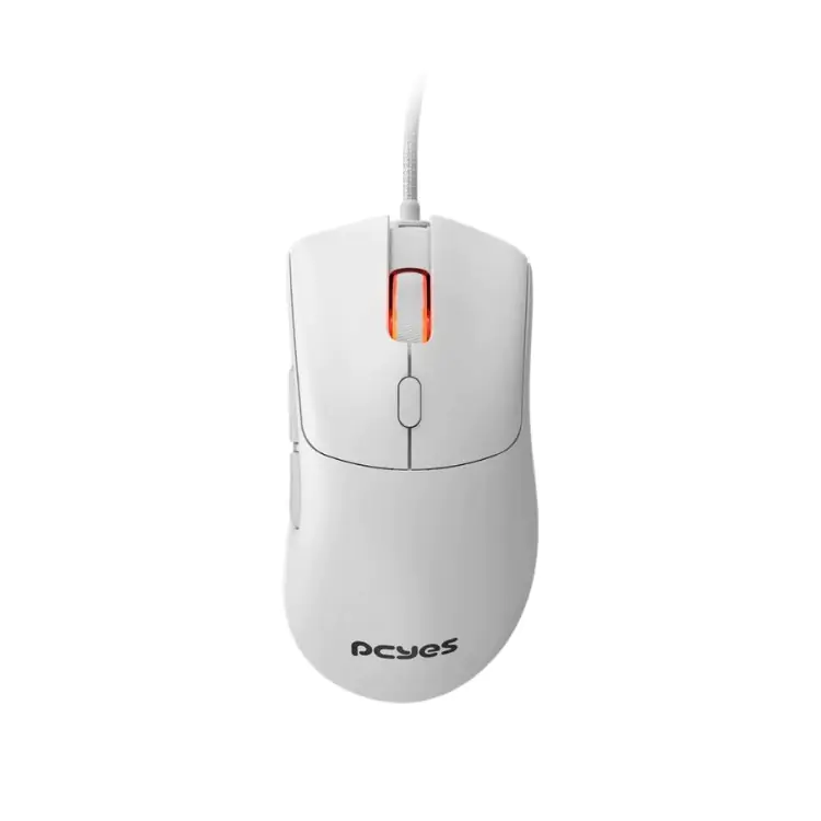 MOUSE GAMER PCYES HYDRUS WHITE VULCAN - 12400 DPI - RGB - 6 BOTOES - PMGHWG - Imagem: 1