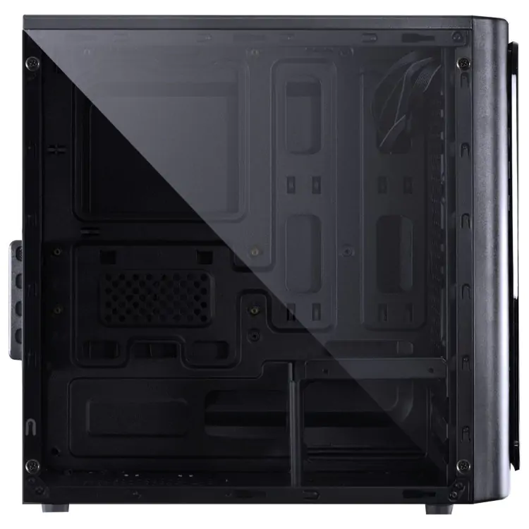 GABINETE GAMER PCYES VENUS PRETO LED VERMELHO LATERAL ACRÍLICO MICRO ATX VENPTVM2FCA - Imagem: 3