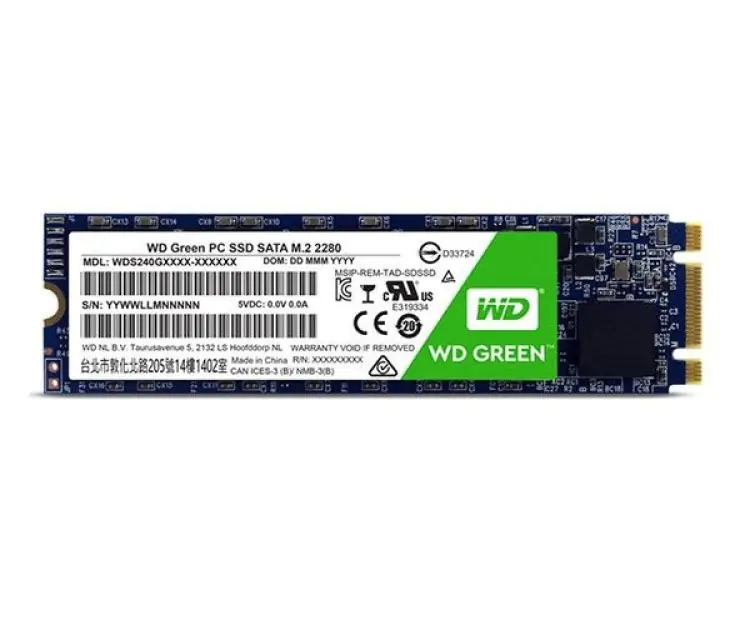 SSD M.2 120GB WD GREEN 545MB/S WDS120G2G0B-00EPW0 - Imagem: 1