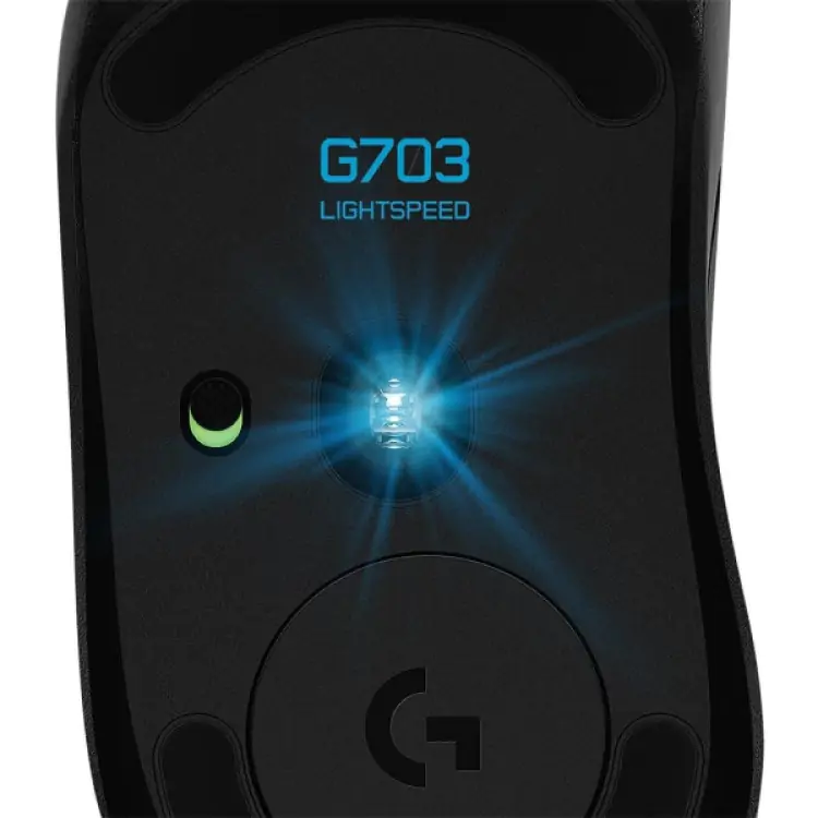 MOUSE GAMER SEM FIO LOGITECH G703 HERO PRETO USB LED RGB - Imagem: 3