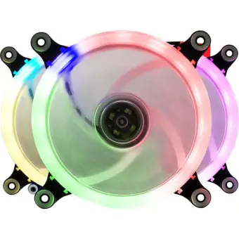 COOLER FAN BLUECASE LED RING RGB 6 PINOS 120MM S/ CONTROLADOR BFR-09RGB