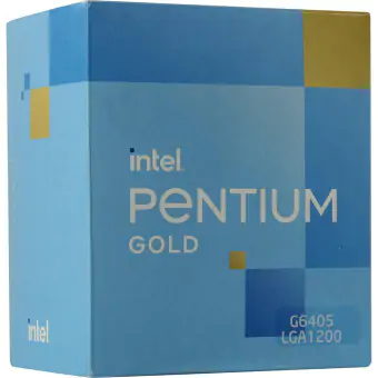 PROCESSADOR INTEL PENTIUM GOLD G6405 2/4 4MB 4.1GHZ UHD 610 LGA 1200 BX80701G6405