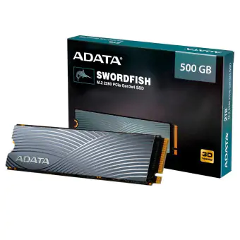 SSD M.2 500GB NVME ADATA SWORDFISH 1800/1200MB/S ASWORDFISH-500G-C