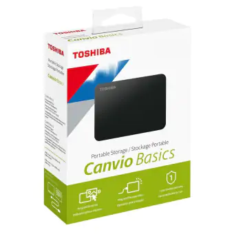 HD EXTERNO 1TB USB 3.0 TOSHIBA CANVIO BASICS HDTB410XK3AA