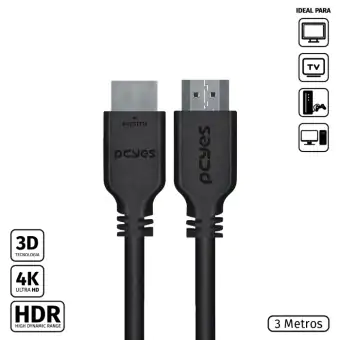 CABO HDMI 3M PCYES 2.0V COBRE PHM20-3