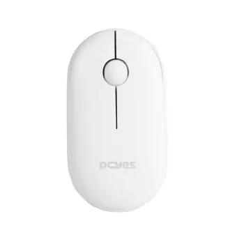 MOUSE SEM FIO PCYES COLLEGE WIRELESS/ BLUETOOTH BRANCO PMCWMDSCB