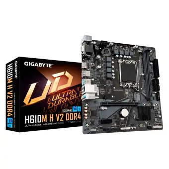 PLACA MÃE LGA 1700 GIGABYTE H610M H V2 INTEL DDR4 MICRO ATX