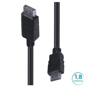 CABO DISPLAYPORT (M) X HDMI (M) VINIK 1.8M HDP18
