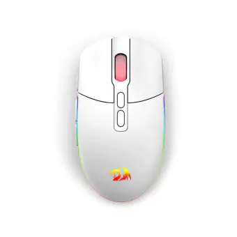 MOUSE GAMER SEM FIO REDRAGON INVADER M719W-RGB PRO BRANCO