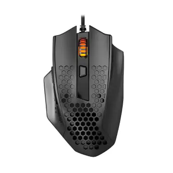 MOUSE GAMER REDRAGON BOMBER 12400 DPI 6 BOTOES PRETO M722