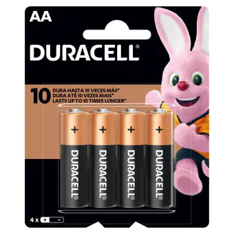 PILHA AA DURACELL 4 UNIDADES