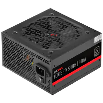 FONTE ATX 300W PCYES SPARK PFC ATIVO BIVOLT AUT. PXSP300WPT