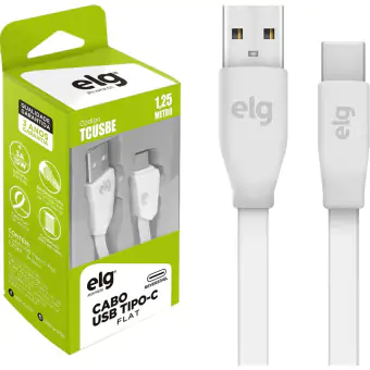 CABO USB(M) X USB TIPO C(M) 1,25M ELG TCUSBE