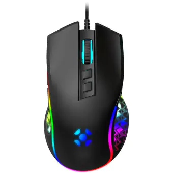 MOUSE GAMER FORTREK VICKERS PRETO USB LED RGB