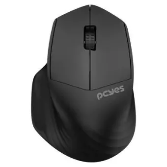 MOUSE SEM FIO PCYES DASH LITE BLACK WIRELESS PRETO PMDV2BK