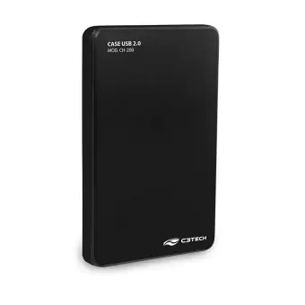 CASE DE HD 2.5'' C3TECH CH-200BK USB 2.0 PRETO